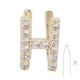 thumbnail image 1 of Brackets Dentales con Letra H Mayúscula Hip Hop Decoración Dental Accesorios Dentales de Halloween Dorado, 1 of 10