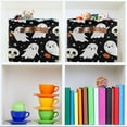 thumbnail image 7 of FREEAMG Collapsible Storage Basket Halloween Ghost Rectangular Storage Bins Baskets Toys Storage Bins with Handles for Bedroom Home Office 1PCS, 7 of 7