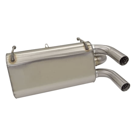 Bassani Stainless Steel Performance Off-Road UTV Slip-On Muffler (6R1017T)