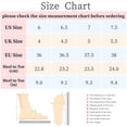 thumbnail image 5 of BLISSFUL STEP Women's Bow Double-strap Plaid Platform Slip Sandals Beige 6.5, 5 of 5