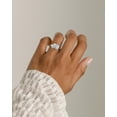 thumbnail image 3 of CAPRICARATS 3.30Ct Pear & Radiant Cut Lab Grown Diamond Toi et Moi Engagement Ring, 10K White Gold, 3 of 6
