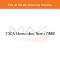 thumbnail image 2 of Max Advanced Brakes - Brake Kit for 2008 Mercedes-Benz R550 Front and Rear Replacement Cross Drilled Disc Brake Rotors and Ceramic Brake Pads, 2 of 9