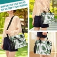 thumbnail image 5 of Small Cooler Bag Lunch Bag Portable Meal Bag Work Meal Bag Outdoor Meal Bag Travel Meal Bag Picnic Meal Bag Going Out Meal Bag Green Palm Trees, 5 of 6