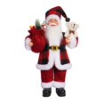 thumbnail image 2 of Noothes Santa Figurine Christmas Decoration, Christmas Gift Santa Statue Desktop Ornament - Traditional Design, Lifelike Appearance, Perfect for Home/Office/Christmas Party, Festive Holiday Gift, 2 of 7