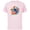 Soft Pink, variant on Disney Stitch Aloha Island Vibes - Short Sleeve Cotton T-Shirt for Adults - Customized-Black