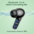 thumbnail image 2 of VEAT00L P91 Écouteurs Sans Fil, Écouteurs Bluetooth V5.4 Stéréo avec Micros à Réduction de Bruit, Mini Étui de Lecture 60 H avec Double Écran LED, Écouteurs Intra-Auriculaires Étanches IP7 pour Android iOS, 2 of 7