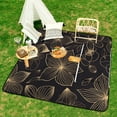 thumbnail image 6 of Colorful Floral Bohemia Picnic Blanket Waterproof Outdoor Beach Blanket Hand-held Pad Suitable for Travel, Camping, Beach, Family Gatherings, 6 of 7