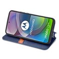 thumbnail image 2 of Case for Motorola MOTO G 5G Flip Cover Wallet Flip Cover Magnetic Protective - Blue, 2 of 5