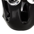 thumbnail image 5 of DecMode 11" Abstract Black Glass Vase with Wavy Oval Cutouts, 5 of 9