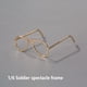 thumbnail image 5 of Tholdsy Monturas de gafas multifuncionales útiles, suministro de gafas pequeñas, marco de gafas de Metal para niños, tienda de marionetas de muñecas Juegos de imaginación Oro Tholdsy FN001565-02, 5 of 6