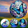 thumbnail image 5 of AatoeaX Stunning Blue Butterfly Acrylic Hanging - Floral, Iridescent for Nature Spaces, Bedroom Decor [Blue Butterfly, Acrylic Hanging, Floral, Iridescent, Nature, Bedroom Decor], 5 of 7