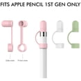 thumbnail image 2 of AhaStyle 3 Pack Replacement Cap Silicone Anti-Lost Cap Accessories Compatible with Apple Pencil 1st Generation (White,, 2 of 5