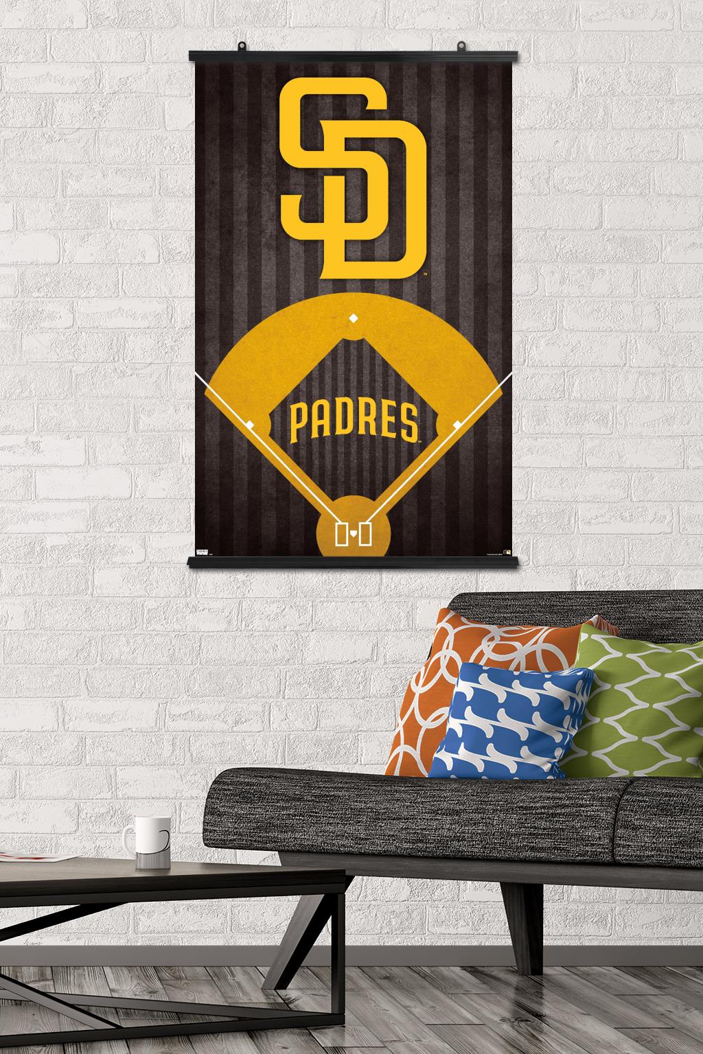 MLB San Diego Padres - Logo Wall Poster, 22.375" x 34"