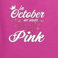 thumbnail image 6 of Wild Bobby In October We Wear Pink Crown Breast Cancer Awareness Unisex Crewneck Sweatshirt, Fuschia, Medium, 6 of 6