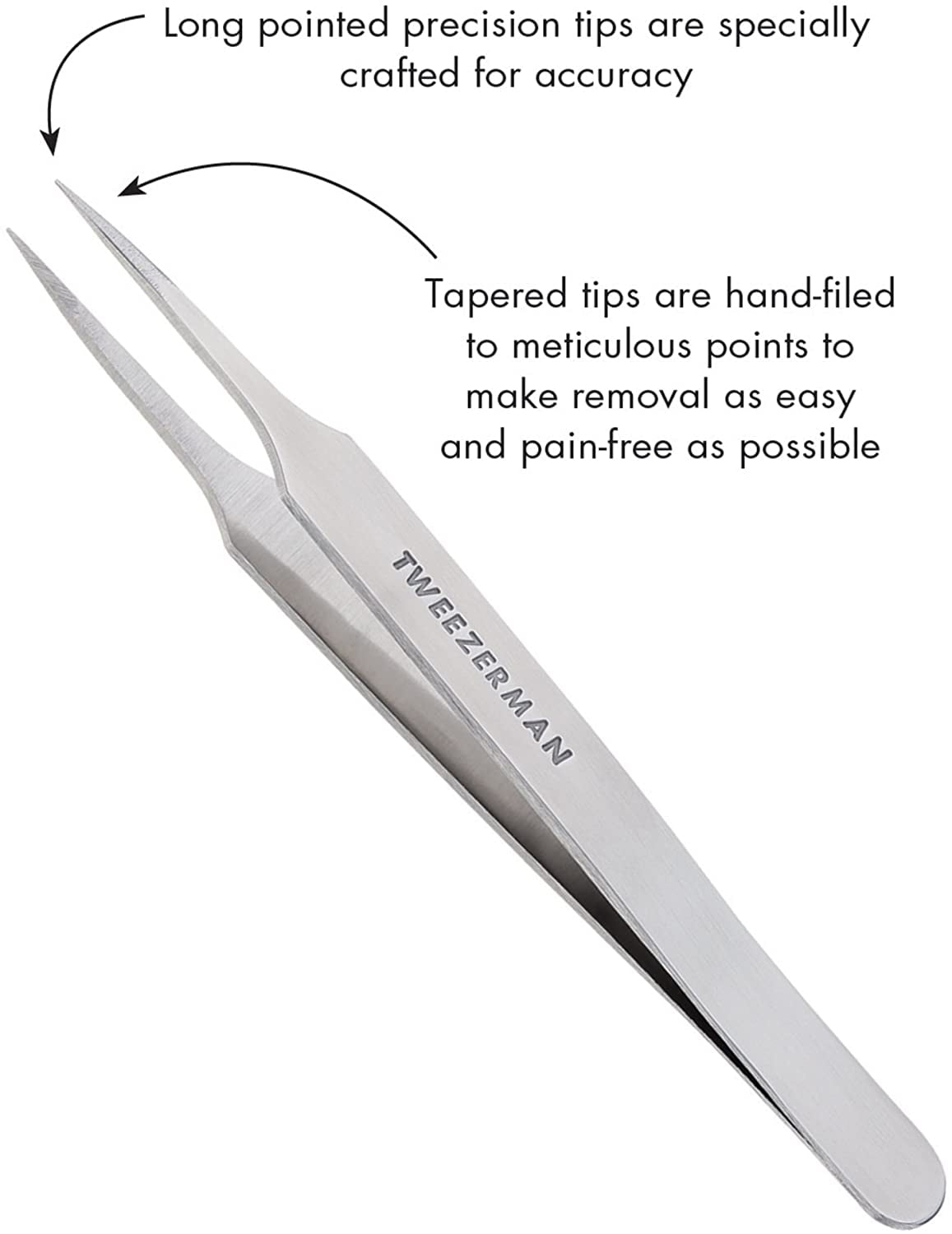 Tweezerman Stainless Steel Ingrown Hair Splintertweeze for Women and Men