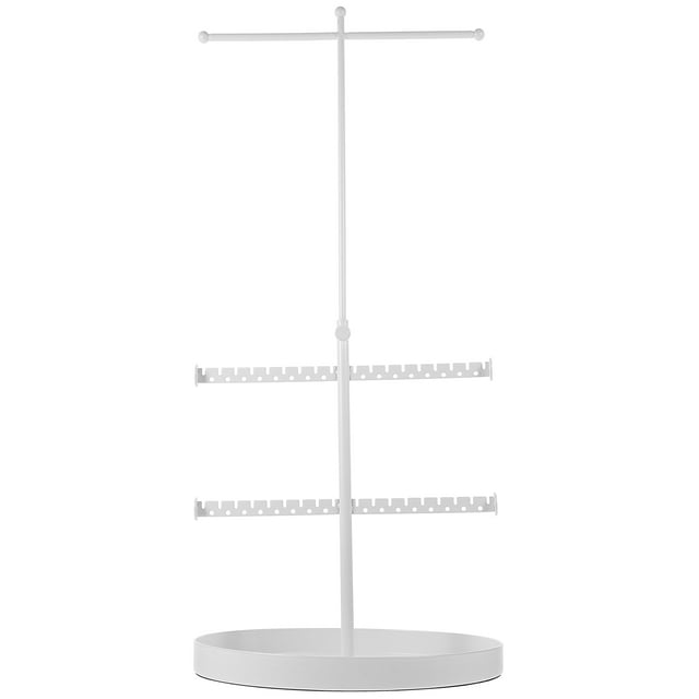 Necklace Display Rack Telescopic Bracelet Ring Organizer Earring Storage Tray Multi-use Key Chain Rack