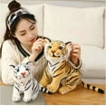 thumbnail image 5 of Una cosa Peluche de tigre de imitación amarillo de 28 cm Regalos vacaciones, 5 of 5