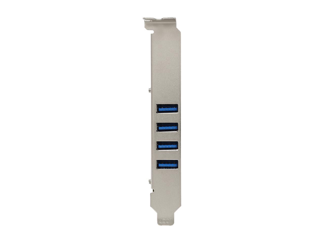 4PORT PCIE USB 3.0 CONTROLLER CARD W/ 4 INDEPENDENT CHANNELS