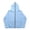 Light Blue, variant on Hoodies for Men Zaewscy Men's Solid Color Long Sleeved Hooded Sweatshirt With Zipper Cardigan Casual And Fashionable Top Light Blue L