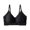 1Black, variant on Xijirk Women V‑neck Ribbed Camisole‑style Bra with Slim Adjustable Shoulder Loops Stretchy Main Body Soft Wireless Build for Daily Outfit,1Green,M