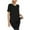 Black ., variant on Summer Savings Clearance 2025! BOVXNPU Plus Size Womens Summer Tops,Short Sleeve Tops for Women,Women's Solid Color Plus Size V-Neck Casual Shirt Top
