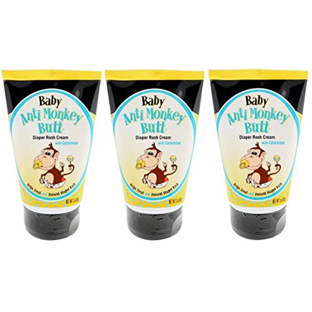 DSE Baby AntiMonkey Butt Cream, 3 Ounce, 3 Count