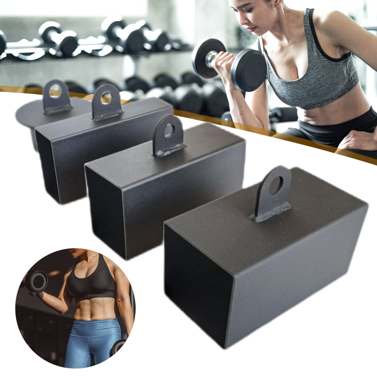 YIFAEUX Hand Grip Trainer Forearm Finger Strength Exerciser Muscle Training Iron Gripper Metal Hand Grip Power Strengthener Workout Equipment