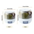 thumbnail image 2 of Grain and Rice Dispenser, Rotating 360° Kitchen Dry Food Storage Container with 6 Compartments, 2 of 7