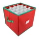 thumbnail image 5 of 64 Rejilla Adorno navideño Caja de almacenamiento Contenedor Titular Protector Plegable Divisores duraderos Estuche Tela no tejida para Navidad Casa Yuyangstore contenedor de almacenamiento, 5 of 8