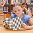 thumbnail image 6 of Haosy Neautral Gingham Pattern Notebooks 2 Pcs 1-subject Journal 60 Sheets A5 College Ruled Paper Detachable Ring 8.3"x5.7", 6 of 8