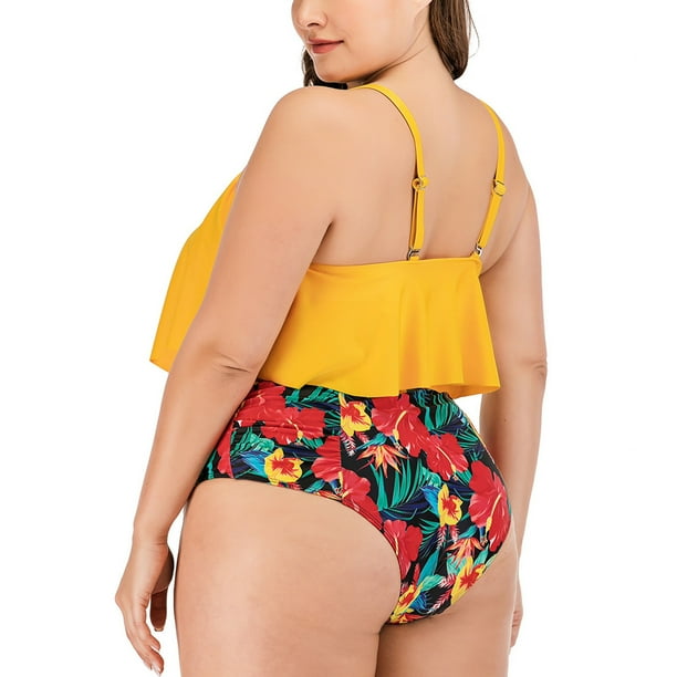 Plus size deals swimwear walmart
