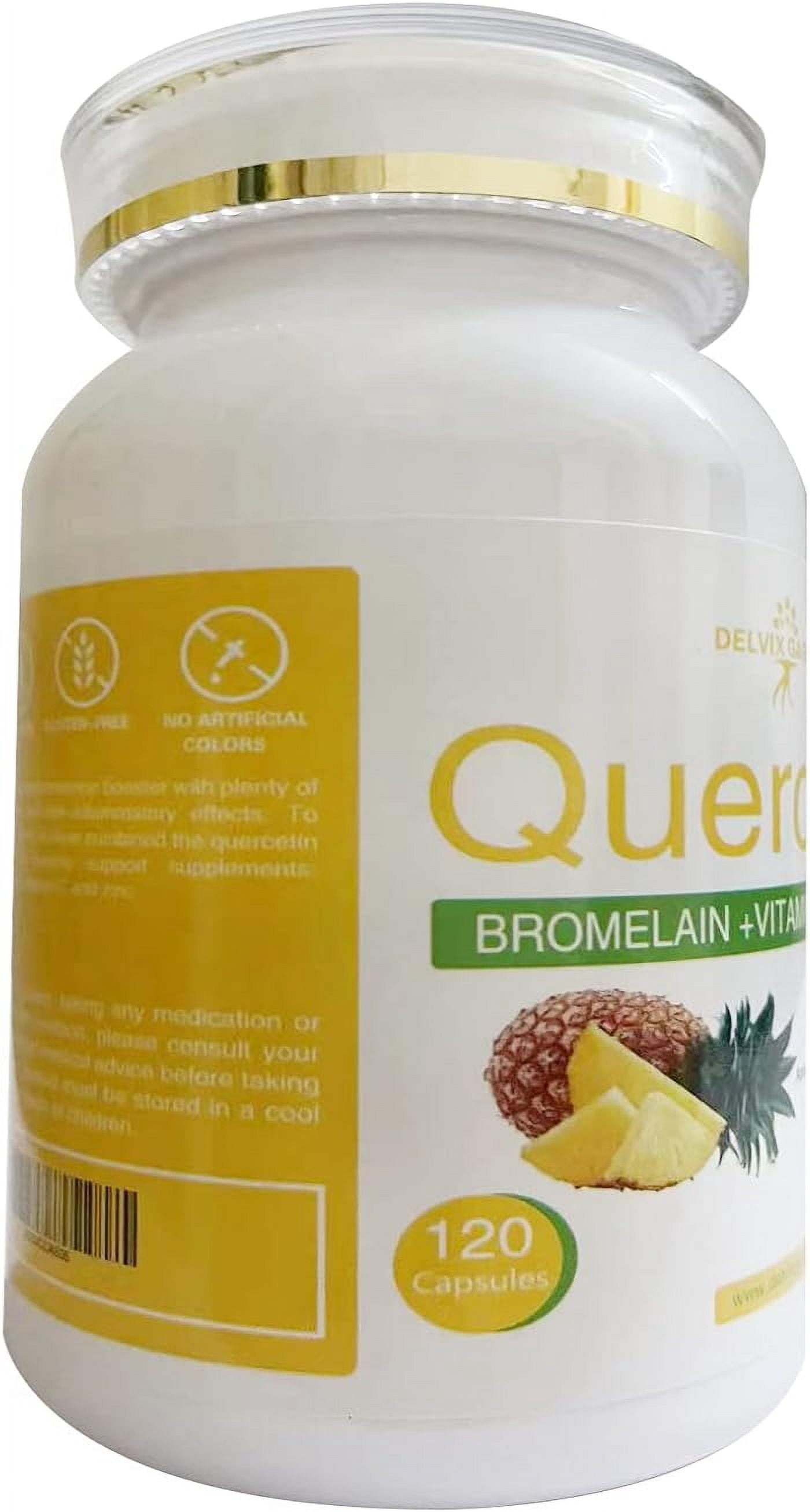 Quercetin Capsules – 120 Count for Allergy, Immune & Cardiovascular Support