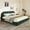 Dark Green, variant on Christopher Knight Home Simple Modern Queen Size Bed Frame with Curved Headboard, Green Upholstered Velvet