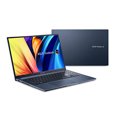 ASUS VivoBook 15X OLED Laptop, 15.6" OLED Display, AMD Ryzen 7 5800H CPU, AMD Radeon GPU, 16GB RAM, 512GB SSD, Windows 11 Home, Quiet Blue, M1503QA-ES74