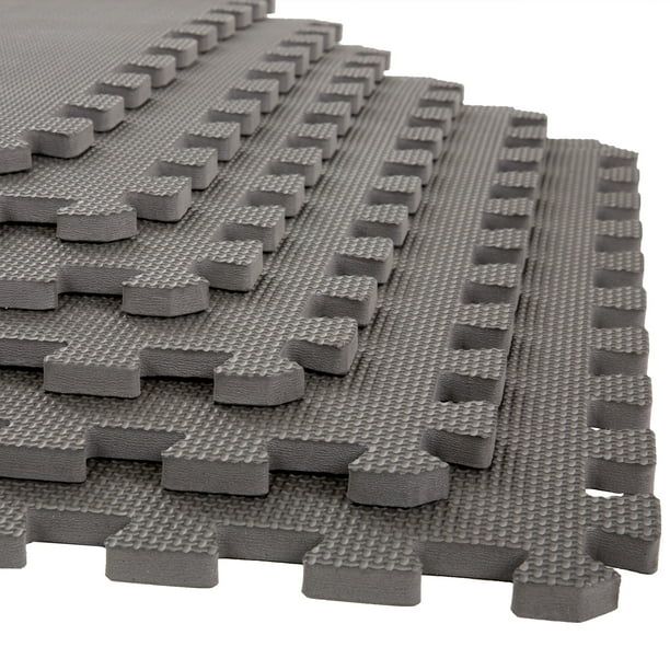 Foam Mat Floor Tiles, Interlocking EVA Foam Padding by Stalwart Soft