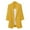 Yellow, variant on WEAIXIMIUNG Lole Jacket Women Medium Length Large Size Suit Jacket Korean Version Loose Casual Fashion Small Suit Women