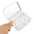 thumbnail image 4 of Unique Bargains 1 Set Contact Lens Case Flower Rectangular Lens Storage Case White, 4 of 5