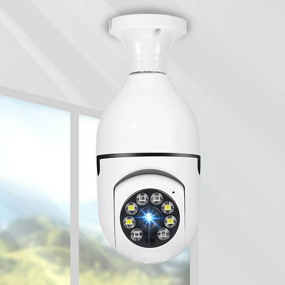 Cámara con bombilla Jadeshay Wi Fi HD inalámbrica para el hogar con visión nocturna