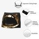 thumbnail image 3 of Balery Golden Lips Modern Sculpture Calzoncillos bóxer para hombre, ropa interior de algodón suave y transpirable con cinturilla de nailon-X-Large, 3 of 5