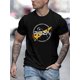 thumbnail image 1 of Men's Casual Crew Neck T-Shirt with Unique Pizza Print - Soft Polyester, Machine Washable Tee For Adult, Men, Women, Teen, Teenager, Adolescent, Youth, 1 of 5