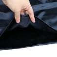 thumbnail image 5 of 25 Momme Silk Pillowcases for Hair and Skin 3 Pieces Mulberry Pillow Covers Navy King/20"x36", 5 of 8