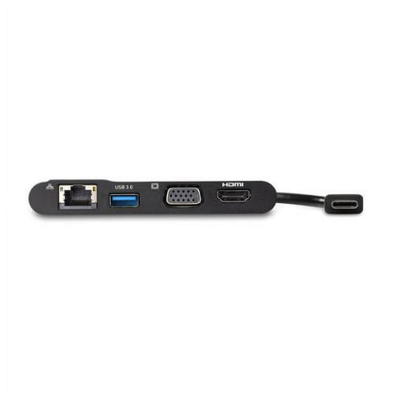 USB-C to HDMI or VGA multiport adapter 4K with ethernet and USB hub