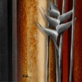 thumbnail image 2 of Pinto, Patricia 20x20 Gold Ornate Wood Framed with Double Matting Museum Art Print Titled - Heliconias and Stripes IV, 2 of 4