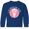 Inktastic Lacrosse Girl Sports Team Gift Youth Long Sleeve T-Shirt Player Cute
