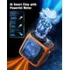 thumbnail image 2 of Ventilador de cintura portátil Yestono recargable con chip AI naranja, 2 of 7