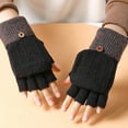 thumbnail image 4 of Women's Gloves Mittens Knitted Gloves Thickened And Velvet Screen Cycling Cold Proof Plush Couple'S Warm Woolen Gloves, Women's Accessories Gloves Mittens, 4 of 5