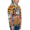 thumbnail image 3 of Kids Bob'S Burgers Hoodie 3d Printed Zip Up Hooded Sweatshirt With Pocket For Boys Girls, 3 of 7
