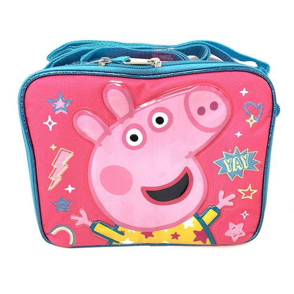 Lunch Bag - Peppa Pig - YAY Rainbow Pink New 202440
