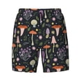 thumbnail image 4 of Lsque Mens Swim Trunks Mushrooms Pattern - Bathing Suit Compression Liner - Beach Swim Shorts Swimwear - (S-3XL) - Stretch Quick Dry -3X-Large, 4 of 9