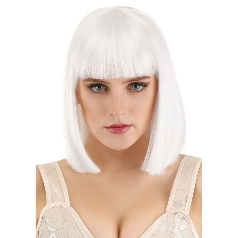 White bob wig discount